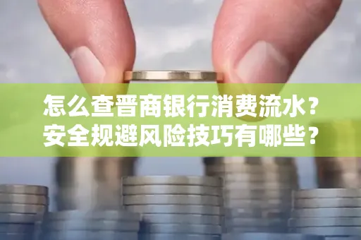 怎么查晋商银行消费流水？安全规避风险技巧有哪些？