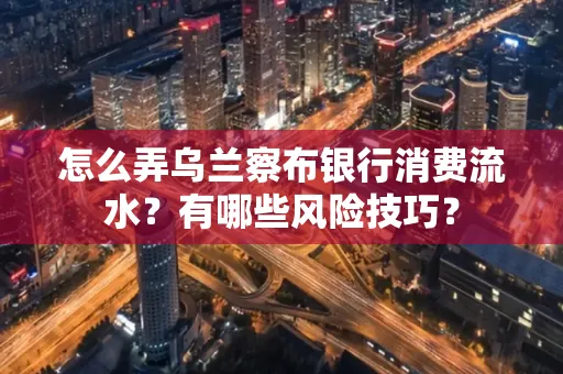 怎么弄乌兰察布银行消费流水？有哪些风险技巧？