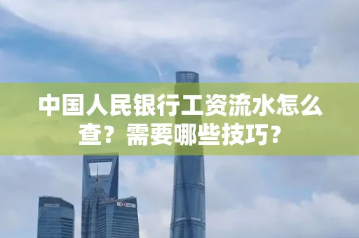 中国人民银行工资流水怎么查？需要哪些技巧？