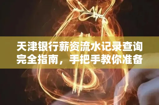 天津银行薪资流水记录查询完全指南，手把手教你准备材料